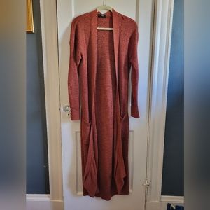 Able long duster cardigan with pockets